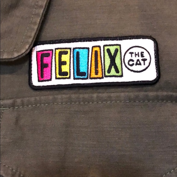 A Bathing Ape Felix The Cat Olive Army Jacket - Picture 3 of 8